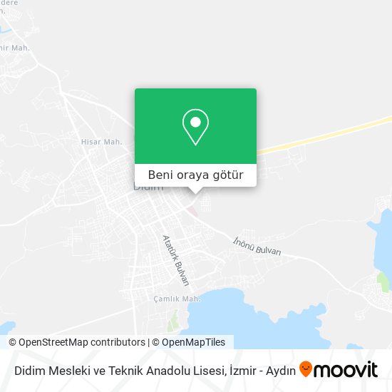 Didim Mesleki ve Teknik Anadolu Lisesi harita