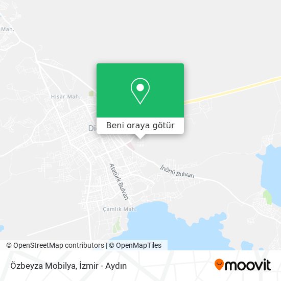Özbeyza Mobilya harita