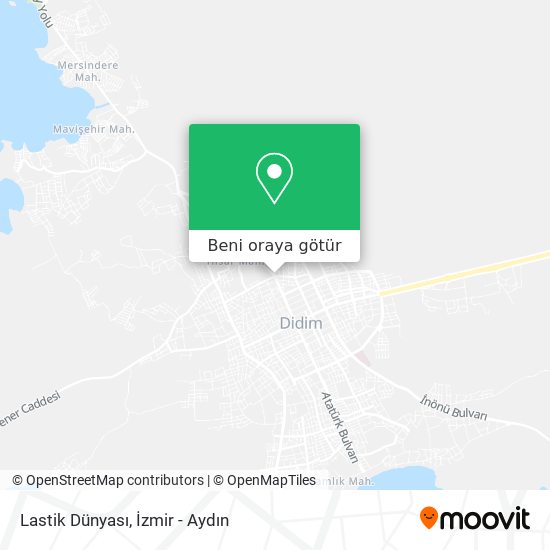 Lastik Dünyası harita