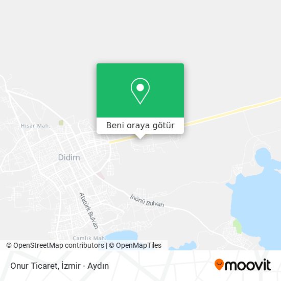 Onur Ticaret harita
