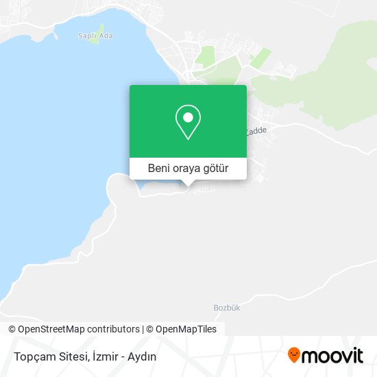 Topçam Sitesi harita