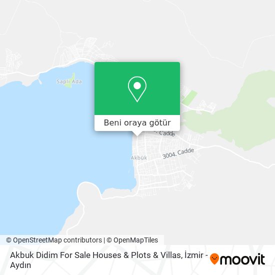 Akbuk Didim For Sale Houses & Plots & Villas harita