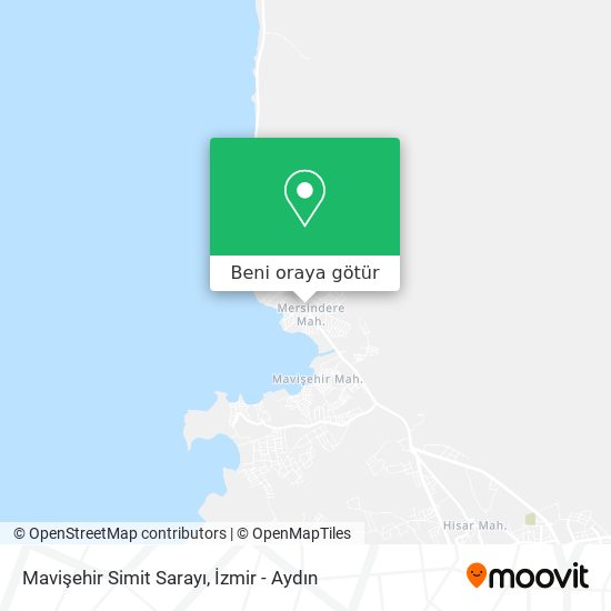 Mavişehir Simit Sarayı harita