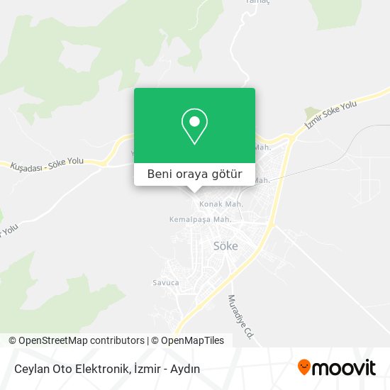 Ceylan Oto Elektronik harita