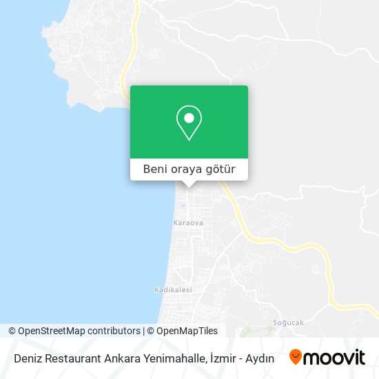 Deniz Restaurant Ankara Yenimahalle harita