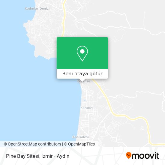 Pine Bay Sitesi harita