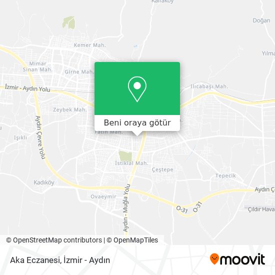 Aka Eczanesi harita