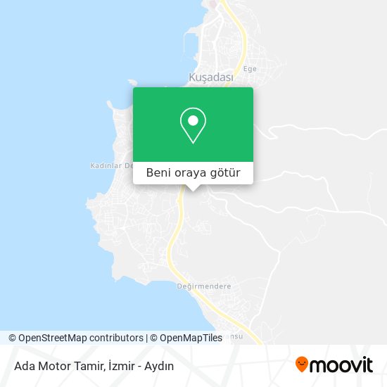 Ada Motor Tamir harita