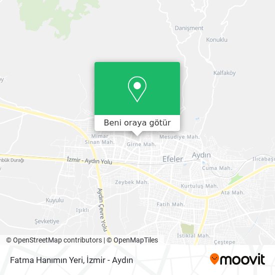Fatma Hanımın Yeri harita