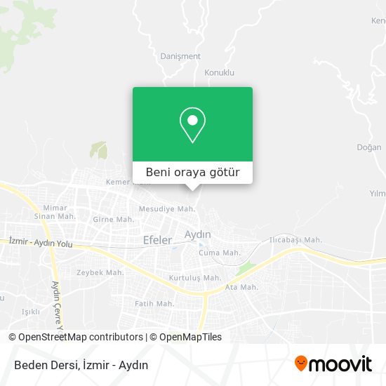 Beden Dersi harita