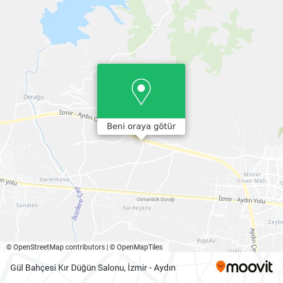 Gül Bahçesi Kır Düğün Salonu harita