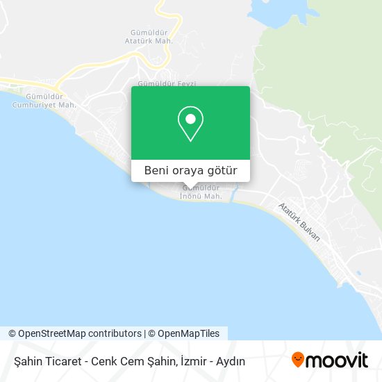 Şahin Ticaret - Cenk Cem Şahin harita