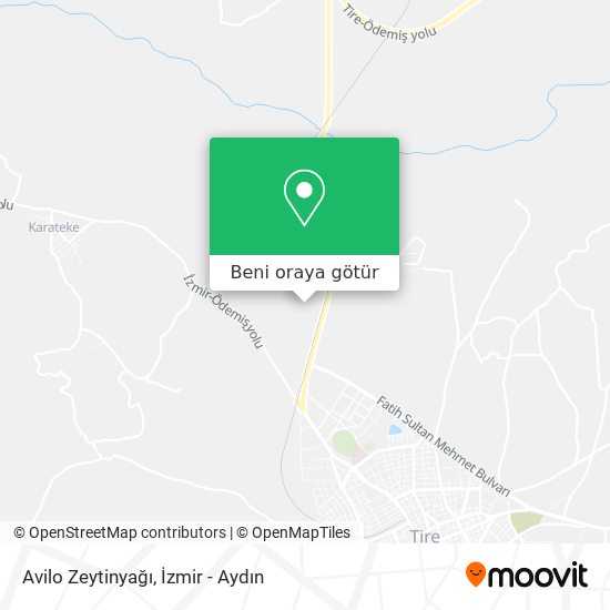 Avilo Zeytinyağı harita