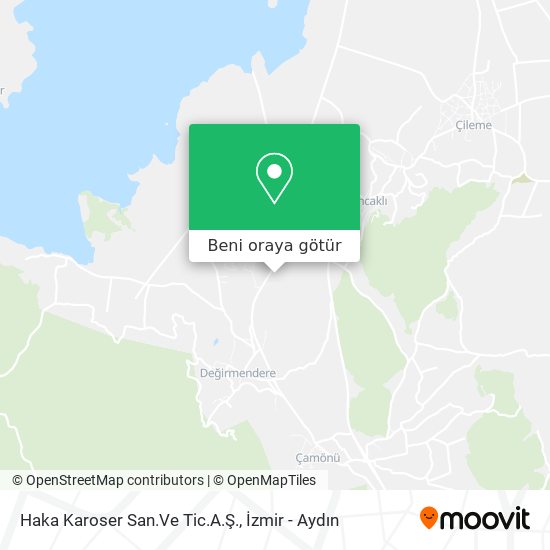 Haka Karoser San.Ve Tic.A.Ş. harita