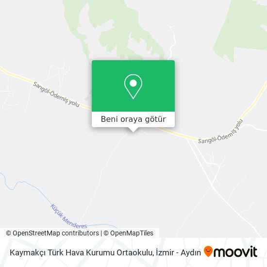 Kaymakçı Türk Hava Kurumu Ortaokulu harita