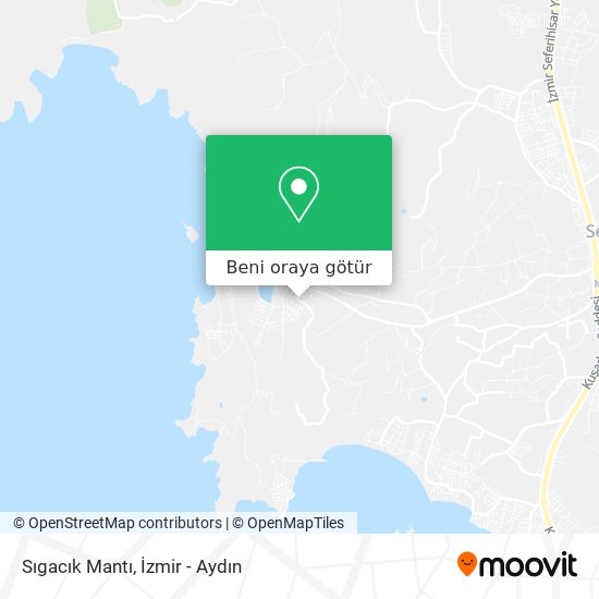 Sıgacık Mantı harita