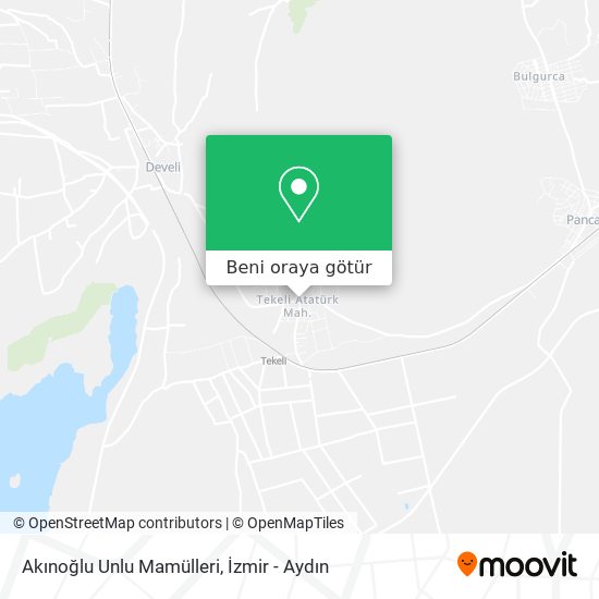 Akınoğlu Unlu Mamülleri harita