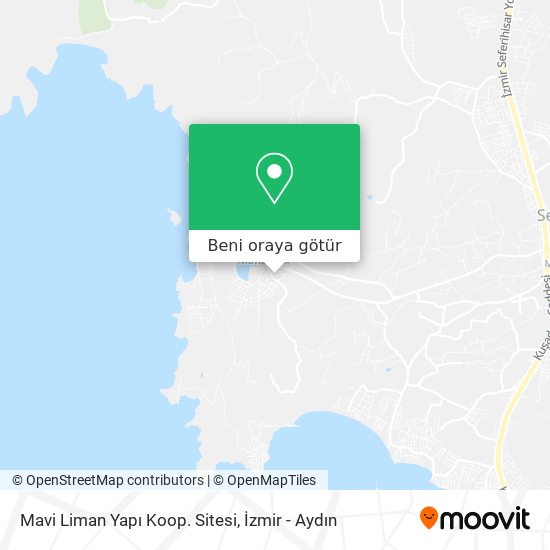 Mavi Liman Yapı Koop. Sitesi harita