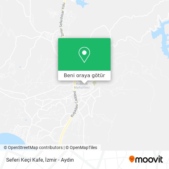Seferi Keçi Kafe harita