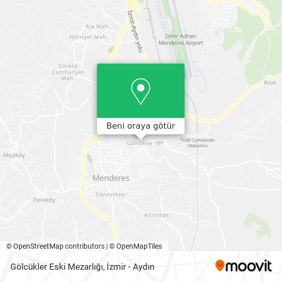 Gölcükler Eski Mezarlığı harita