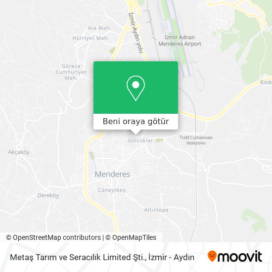 Metaş Tarım ve Seracılık Limited Şti. harita