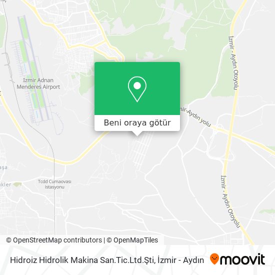 Hidroiz Hidrolik Makina San.Tic.Ltd.Şti harita