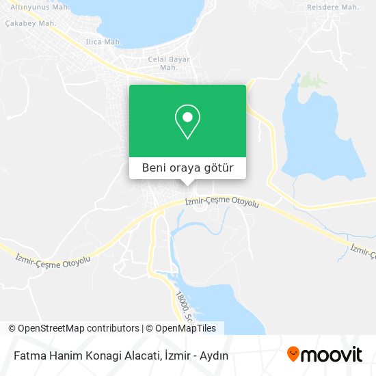 Fatma Hanim Konagi Alacati harita