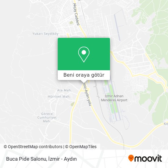 Buca Pide Salonu harita