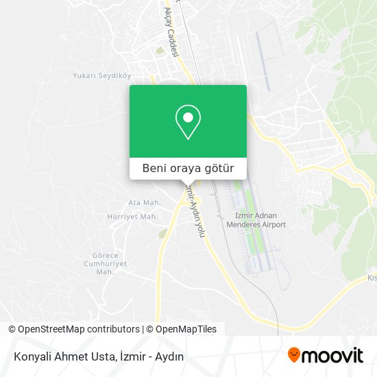 Konyali Ahmet Usta harita