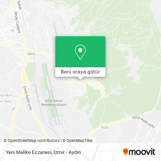 Yeni Melike Eczanesi harita