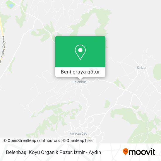 Belenbaşı Köyü Organik Pazar harita