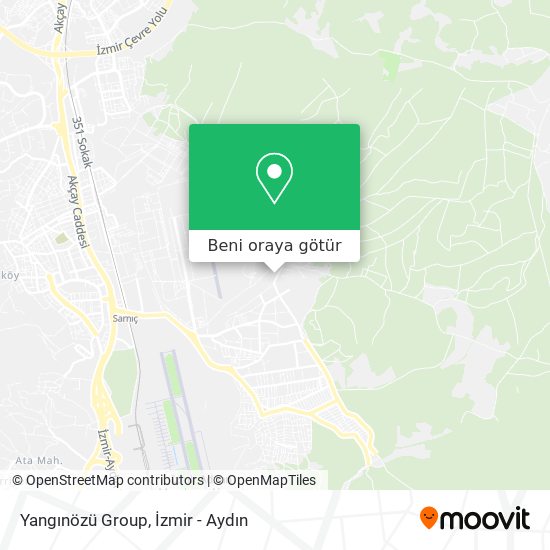 Yangınözü Group harita