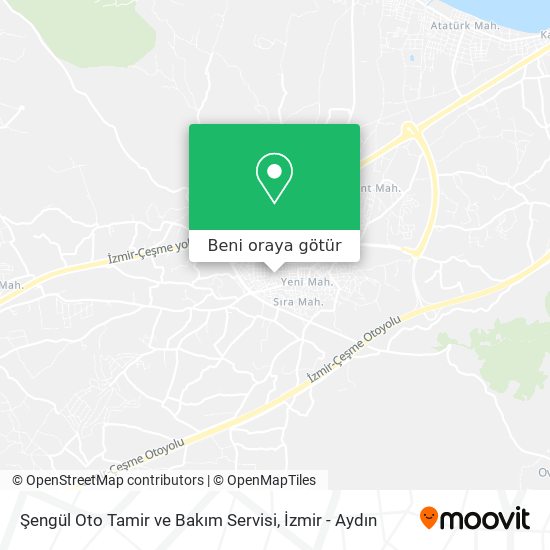 Şengül Oto Tamir ve Bakım Servisi harita