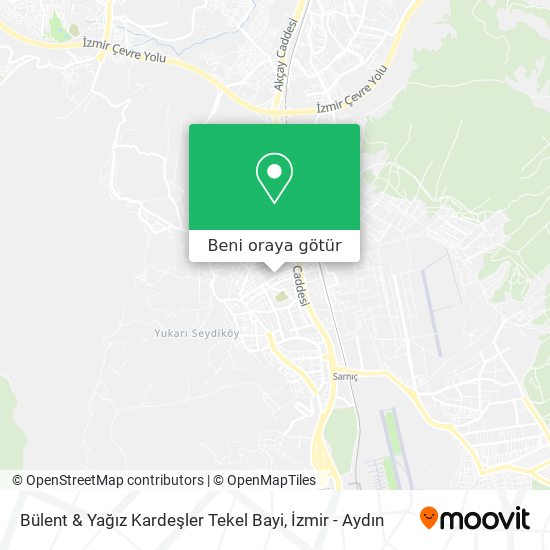 Bülent & Yağız Kardeşler Tekel Bayi harita