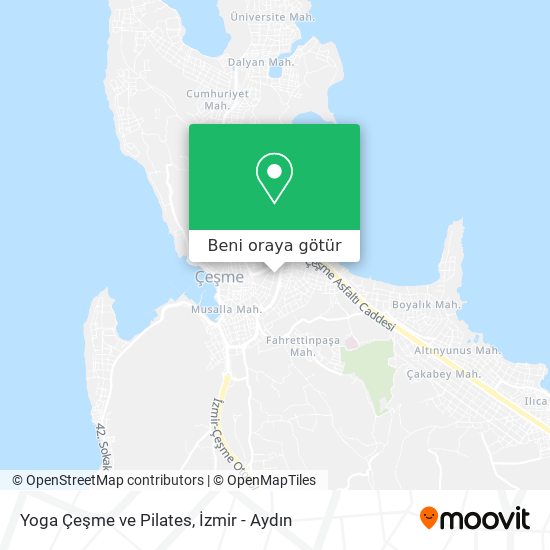 Yoga Çeşme ve Pilates harita