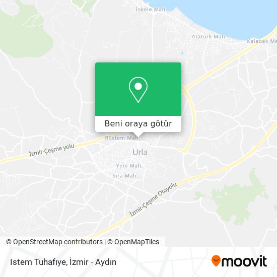 Istem Tuhafıye harita
