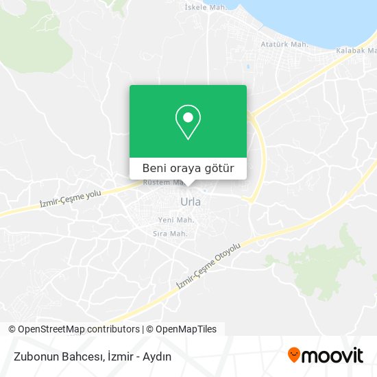 Zubonun Bahcesı harita