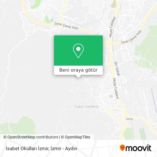 İsabet Okulları İzmir harita