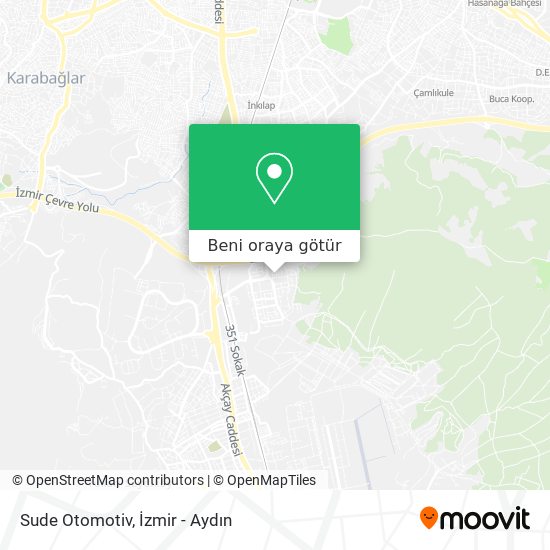 Sude Otomotiv harita