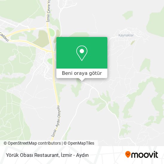Yörük Obası Restaurant harita