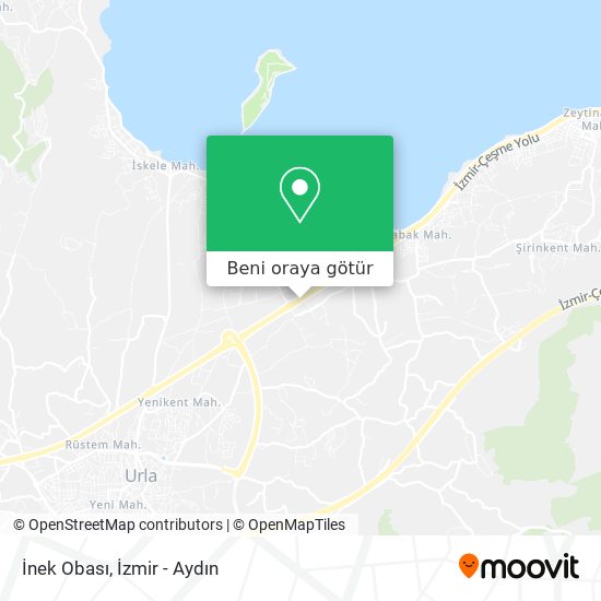 İnek Obası harita