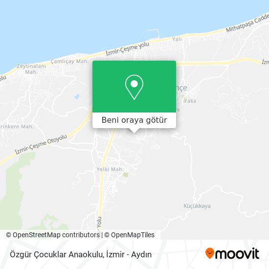 Özgür Çocuklar Anaokulu harita