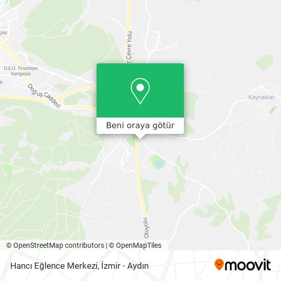 Hancı Eğlence Merkezi harita