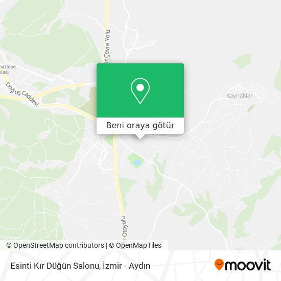 Esinti Kır Düğün Salonu harita