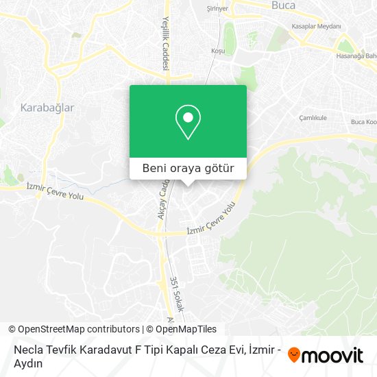Necla Tevfik Karadavut F Tipi Kapalı Ceza Evi harita
