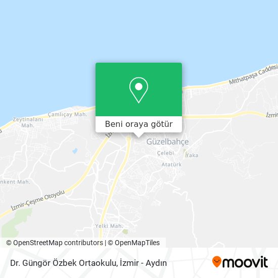 Dr. Güngör Özbek Ortaokulu harita