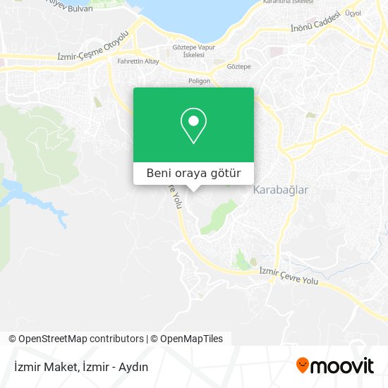 İzmir Maket harita