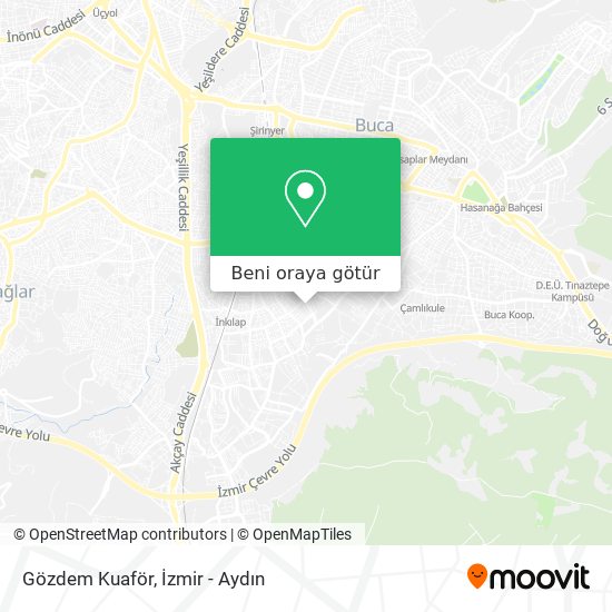 Gözdem Kuaför harita