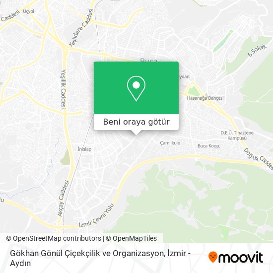 Gökhan Gönül Çiçekçilik ve Organizasyon harita