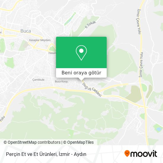 Perçin Et ve Et Ürünleri harita